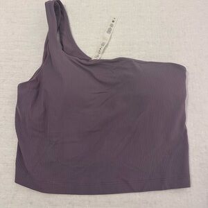 Lululemon Athletica One-Shoulder Dress in Deep Purple